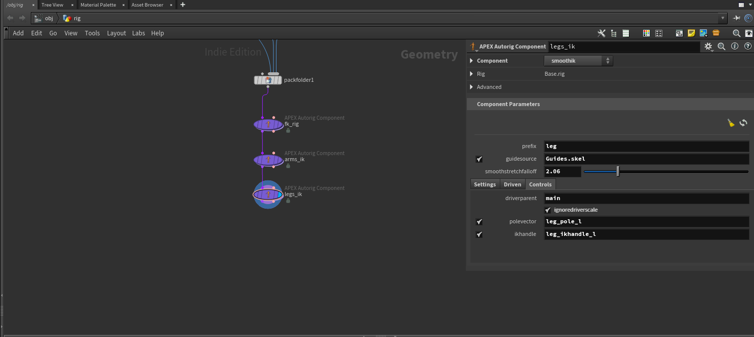 Basic Auto-rigging in APEX with Houdini 20