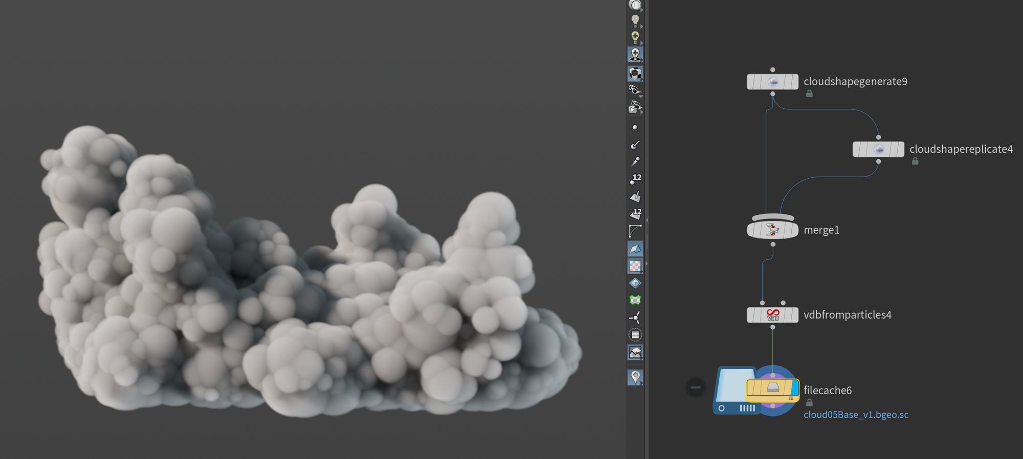 Thunder Clouds in Houdini 20