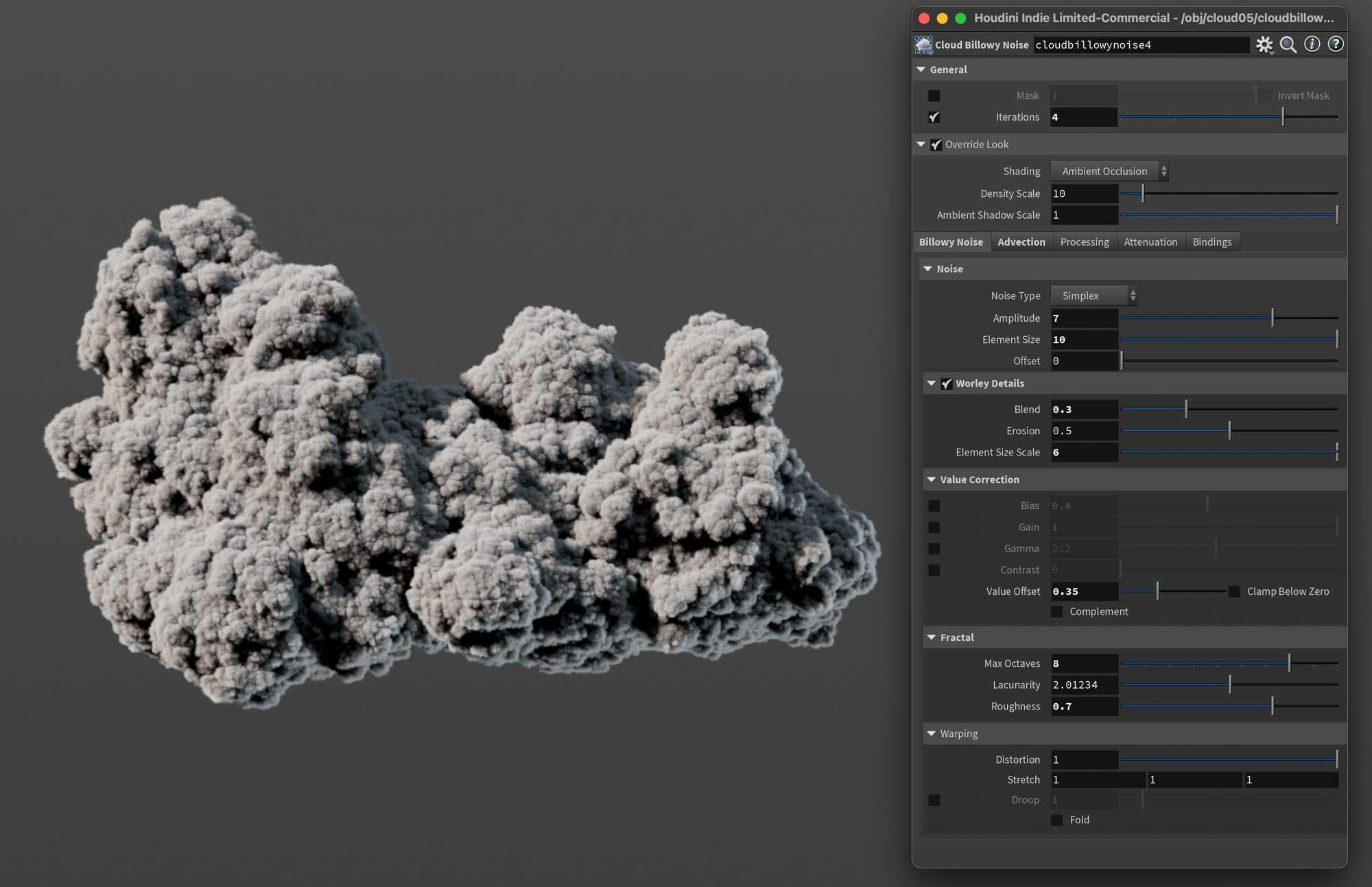 Thunder Clouds in Houdini 20