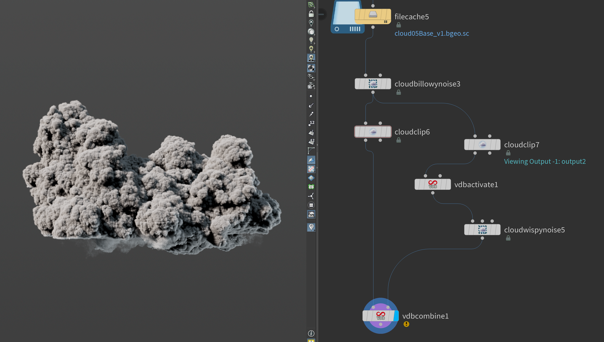 Thunder Clouds in Houdini 20