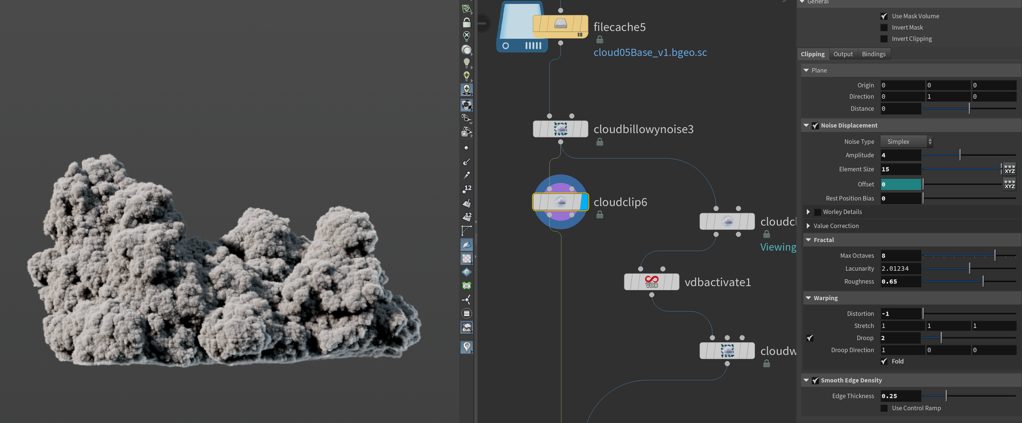 Thunder Clouds in Houdini 20