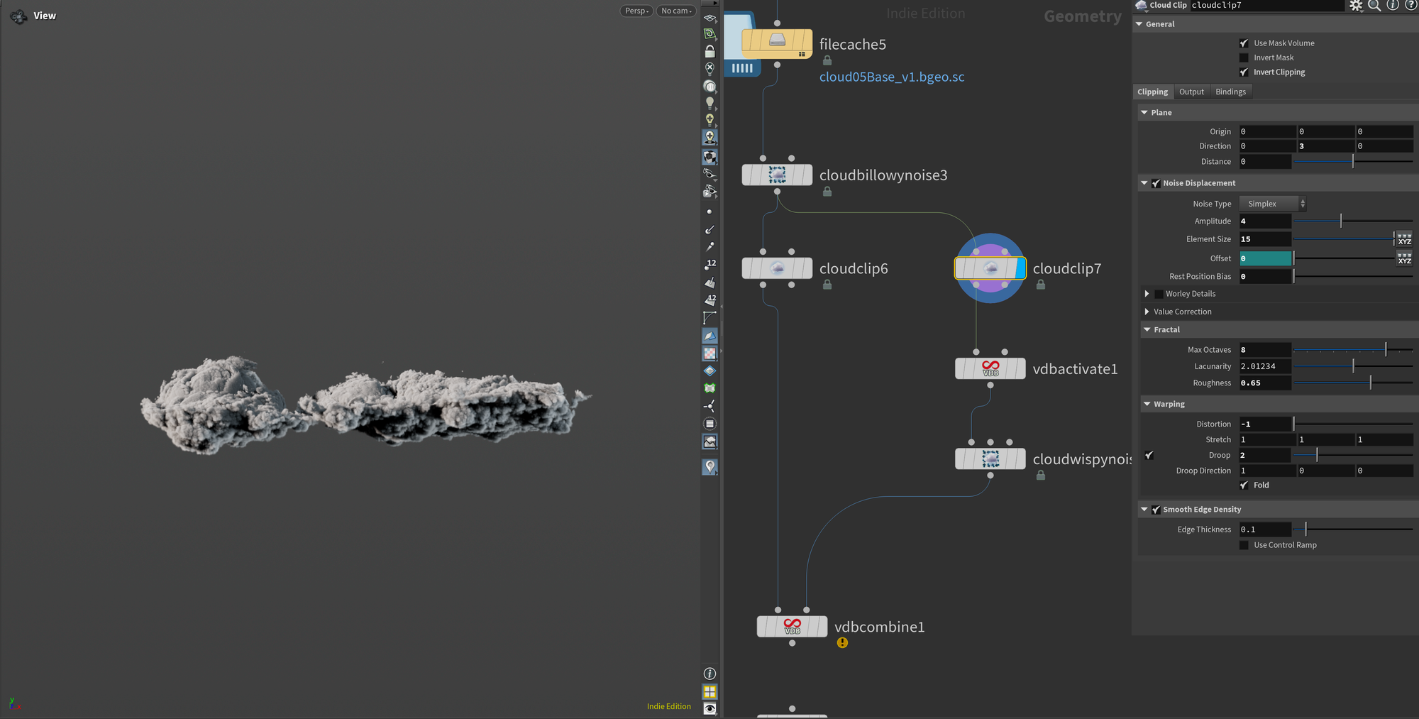 Thunder Clouds in Houdini 20