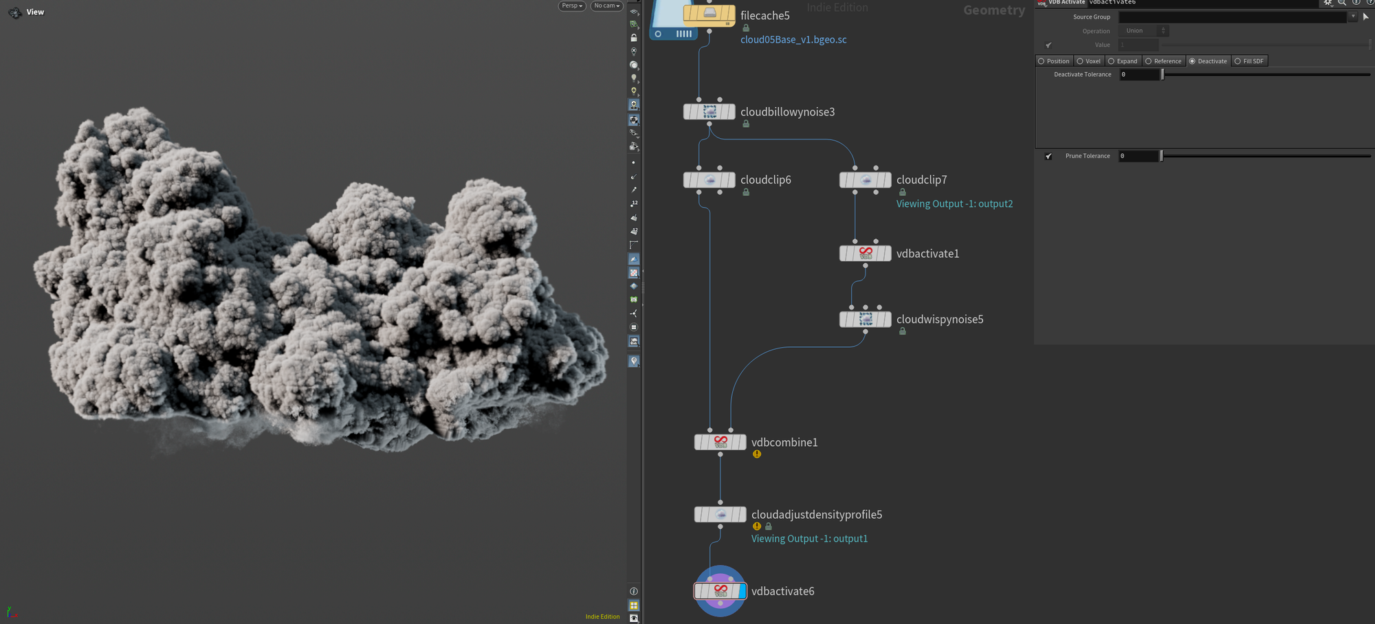 Thunder Clouds in Houdini 20