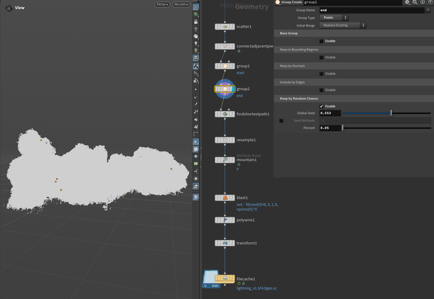 Thunder Clouds in Houdini 20