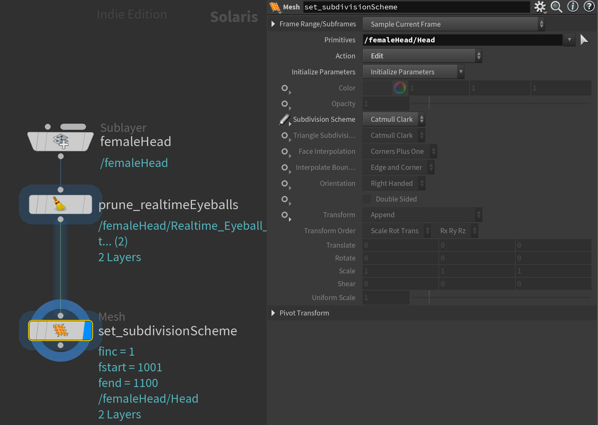 Skin Shading in Karma using MaterialX