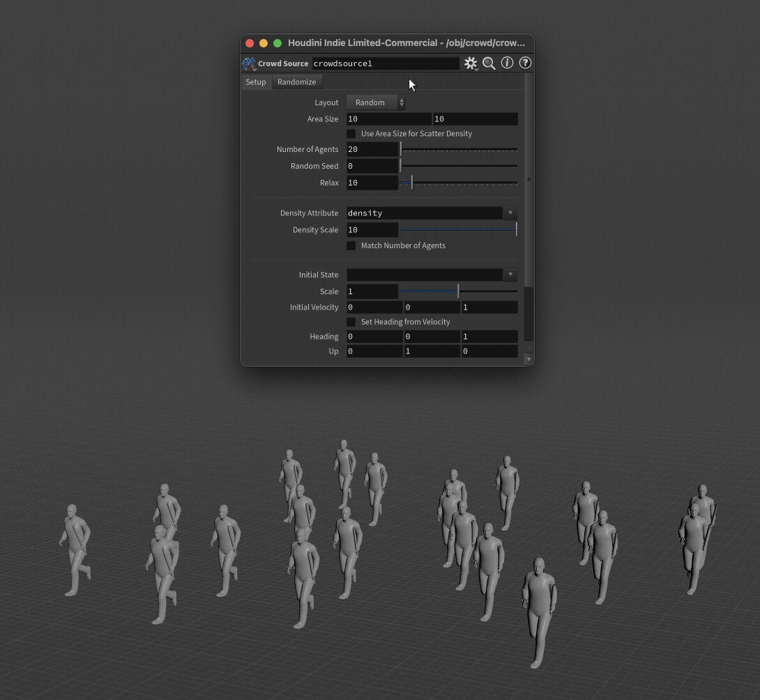 Rapid Crowd Generation in Houdini 20 (+Agents in USD)