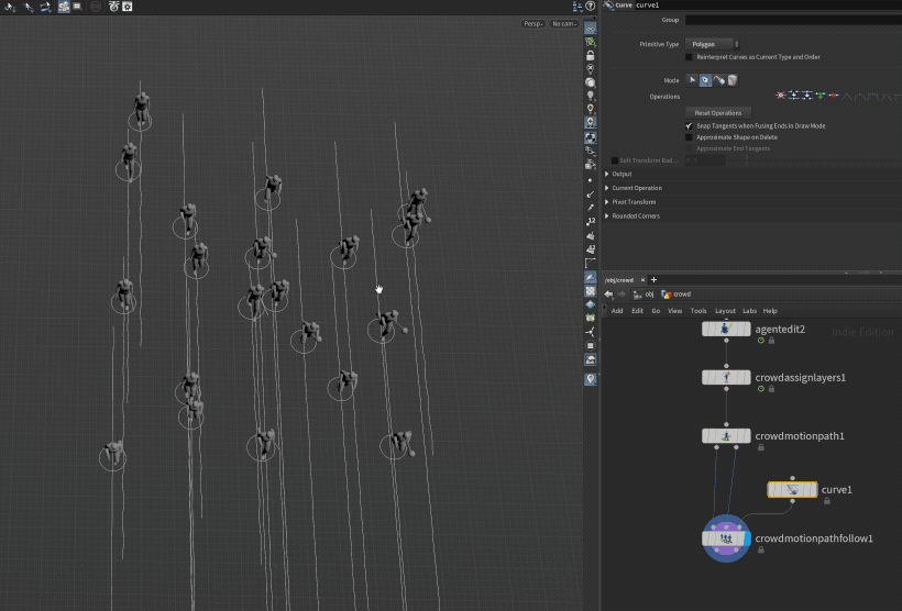 Rapid Crowd Generation in Houdini 20 (+Agents in USD)