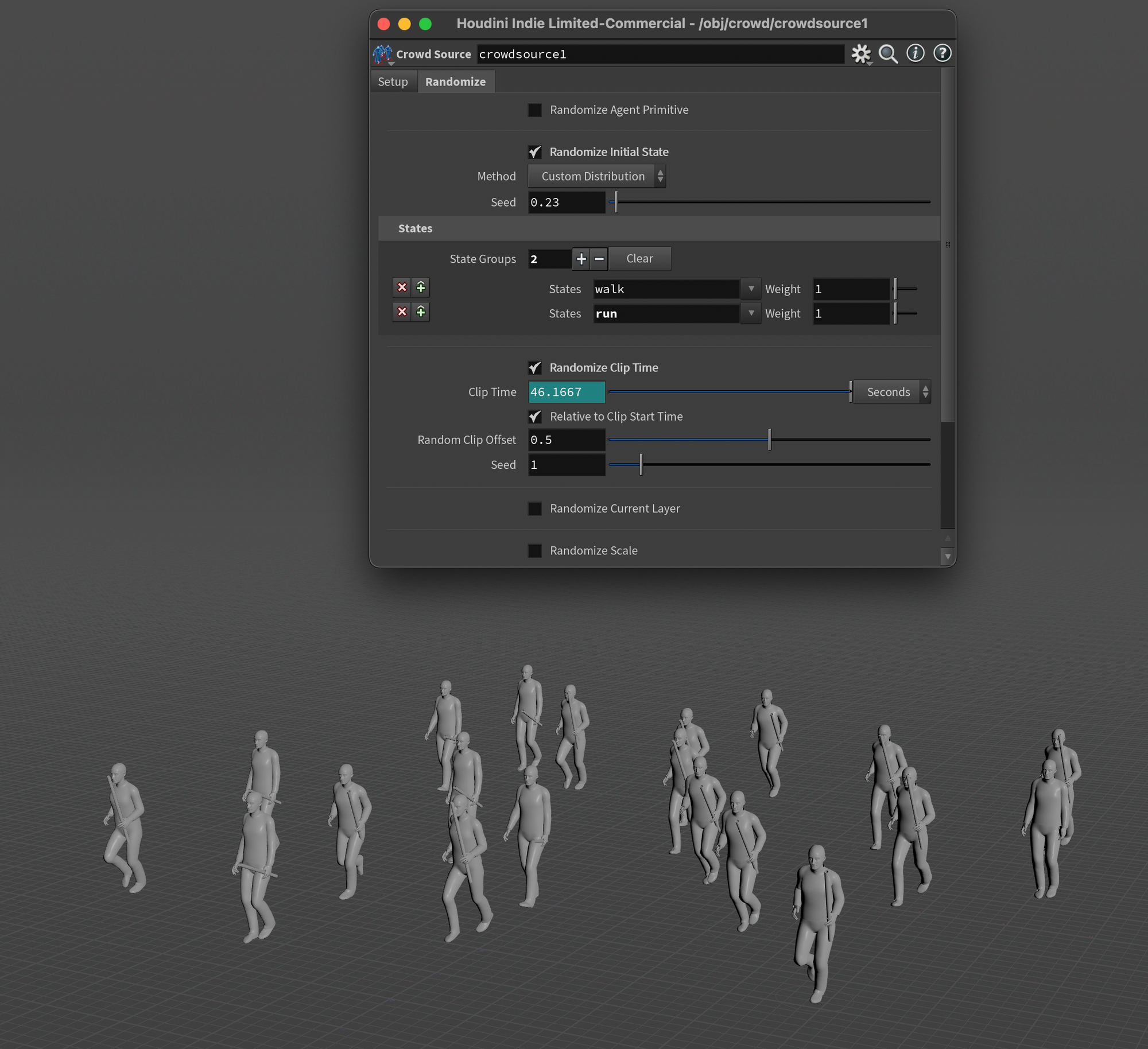 Rapid Crowd Generation in Houdini 20 (+Agents in USD)